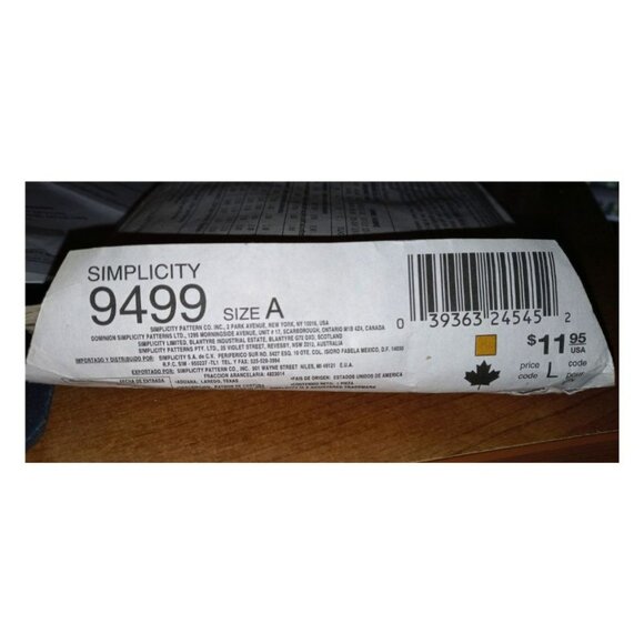 Mens/Boys Loungewear/Pajama Sewing Pattern – Simplicity 9499 - Picture 3 of 3